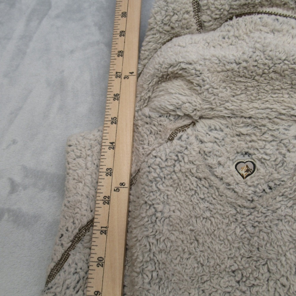Kuhl Vest Women Small Brown Pockets Sherpa Shealing Flight Hooded Full Zip - Picture 11 of 14